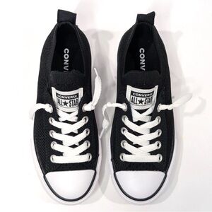 Converse CTAS Knit Black/White Girl's Slip On Sneakers - Asst Sizes NWB A06002F